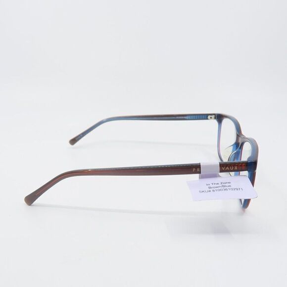 Prive Revaux In The Zone C10 New Brown/Blue Blue Block Eyeglasses - Picture 6 of 7
